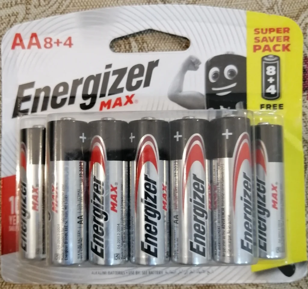 Energizer Max AAA 8+4 (12cells)