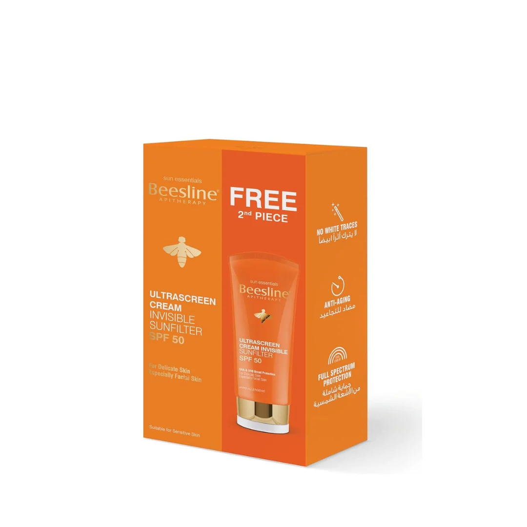 Beesline Ultrascreen Cream Active Protection SPF50 60 ml Buy 1 Get 1 Free
