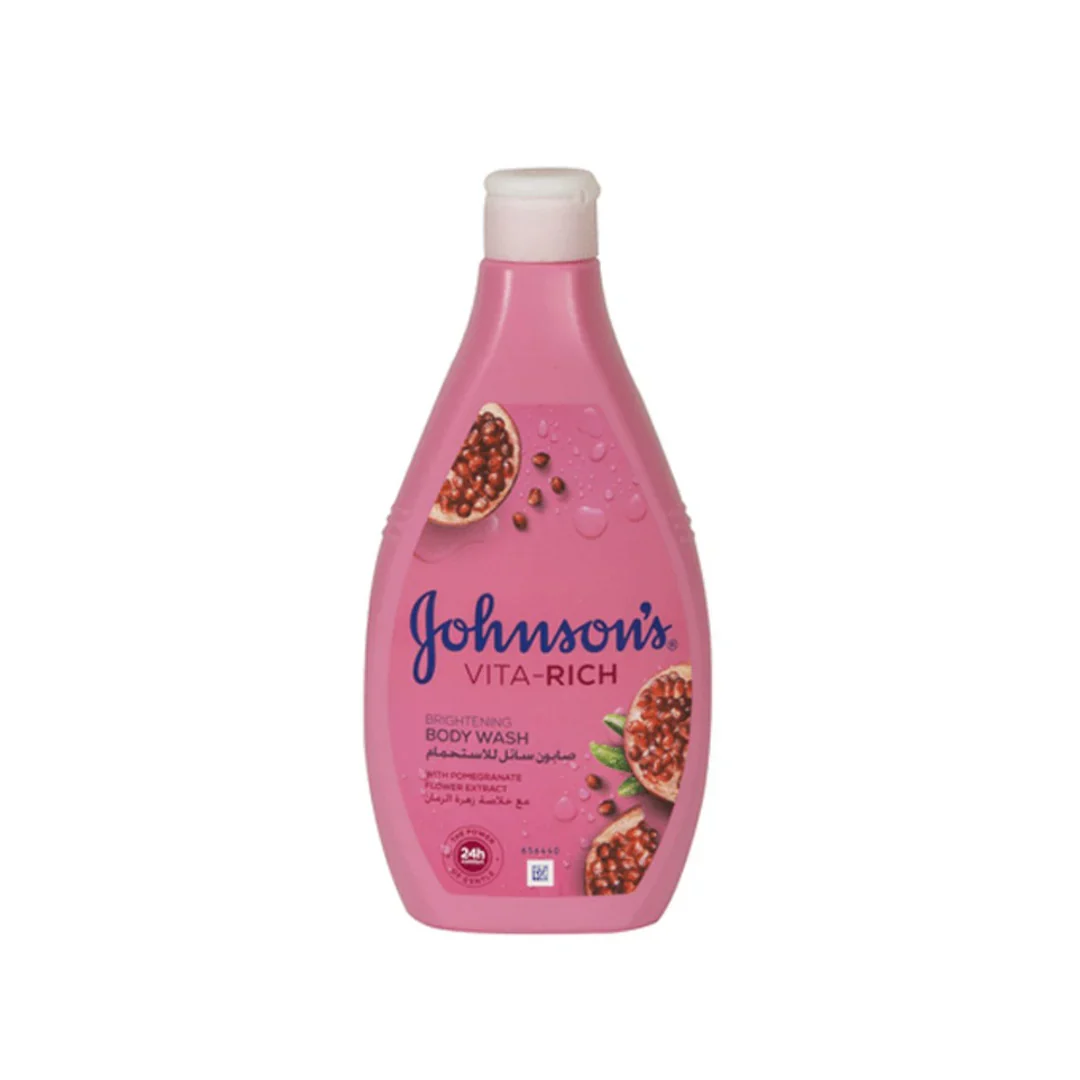 Johnson's Vita-Rich Brightening Body Wash with Pomegranate Extract - 400 ml