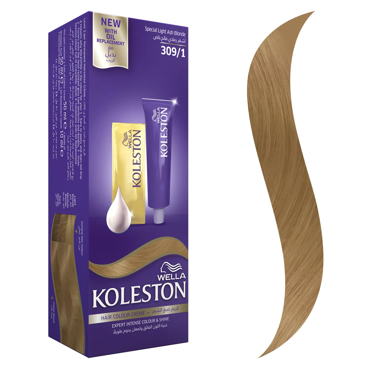 Koleston Maxi Single Hair Color - 309/1Spec Light Ash Blonde