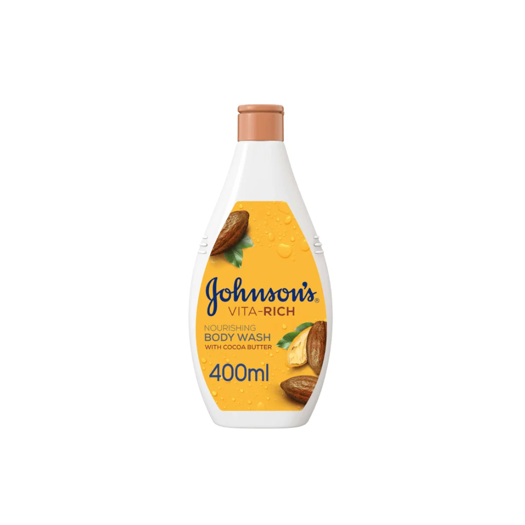 Johnson's Vita-Rich Nourishing Body Wash with Cocoa Butter - 400 ml