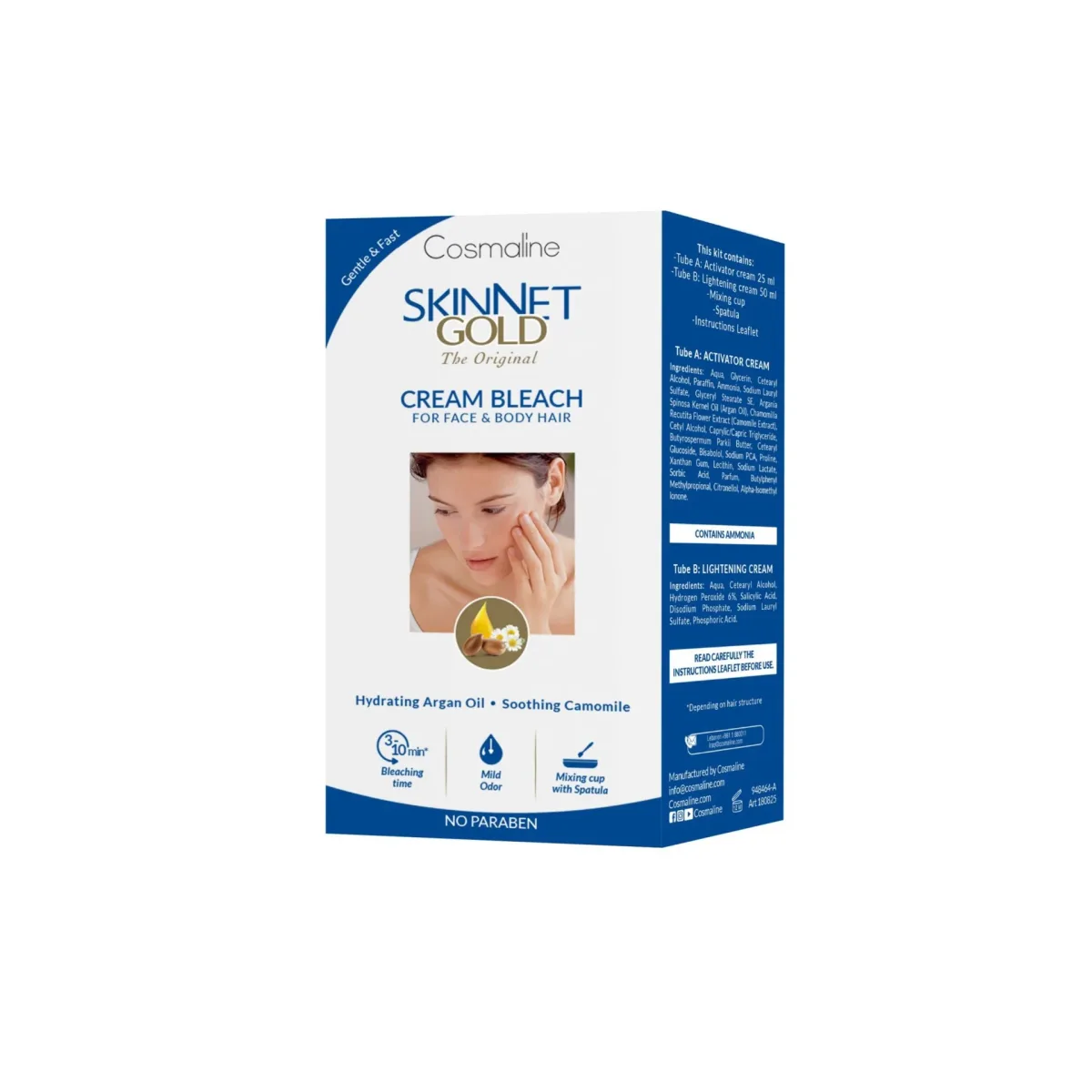 Skinnet Gold Cream Bleach (25+25 ml)