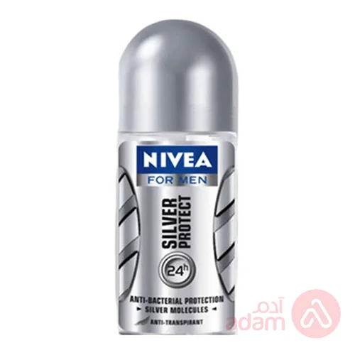 Nivea Deo Roll Silver Protect Men 50 ml