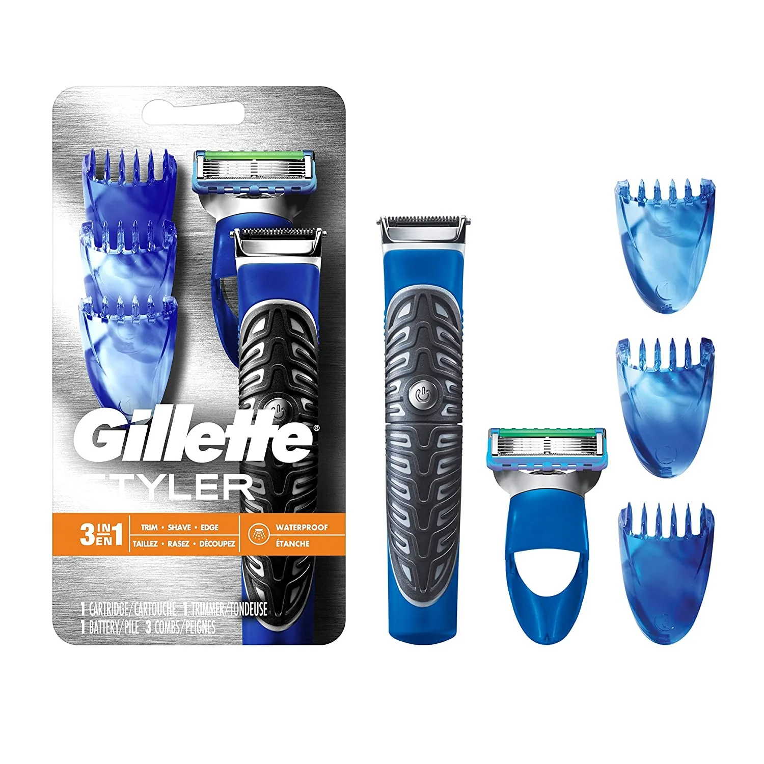 Gillette Styler Trimmer and Shaver 3in 1
