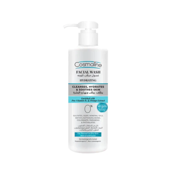 facial wash hydrating for normal to dry 250 ml