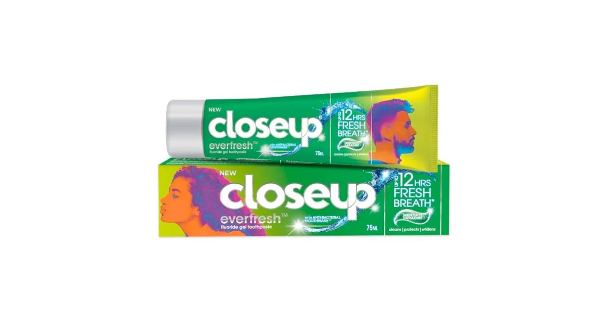 CLOSE UP TP 12 HRS FRESH MENTHOL PARADISE 90G