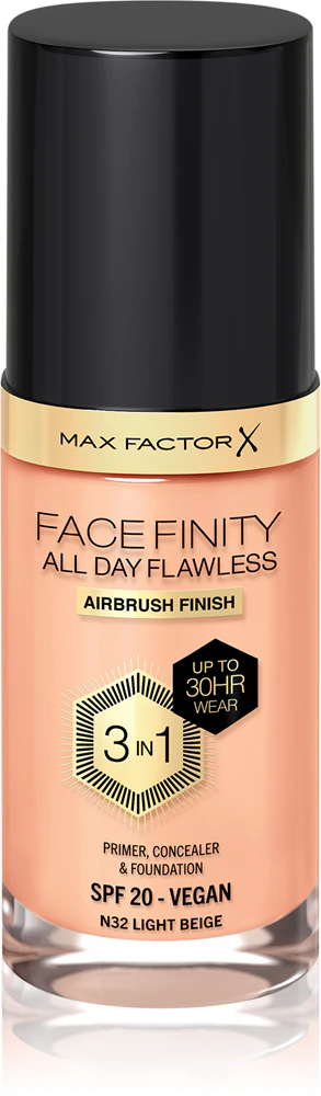 Max Factor Facefinity All Day Flawless - shade 32 Light Beige 30 ml