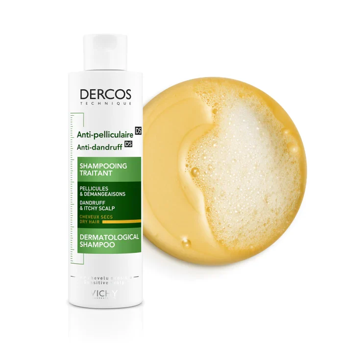 Dercos Anti-Dandruff Treatment Shampoo for Dry Hair