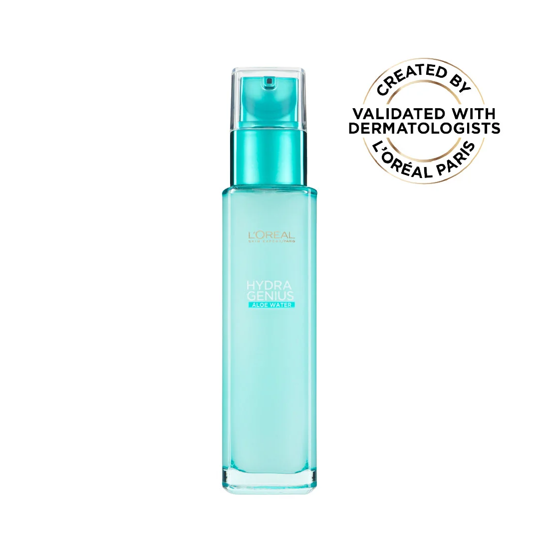 Hydra Genius, Water-Based Gel Facial Moisturiser, with Aloe Vera, for Dry and Sensitive Skin