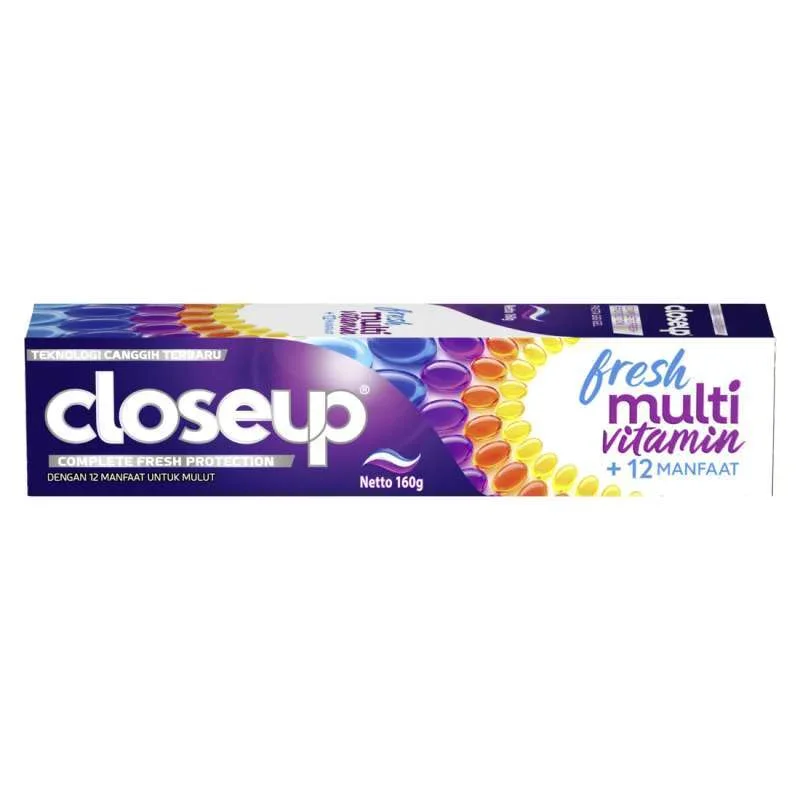 CLOSE UP TP FRESH MULTI VITAMIN +12 MANFAAT 160G