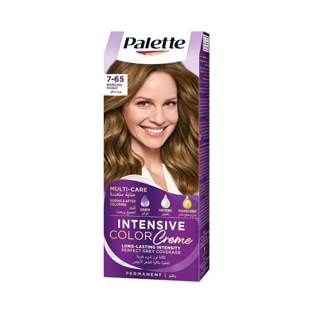 Intensive Hair Color Cream With Liquid Keratin - 7-65 Sparkling Nougat