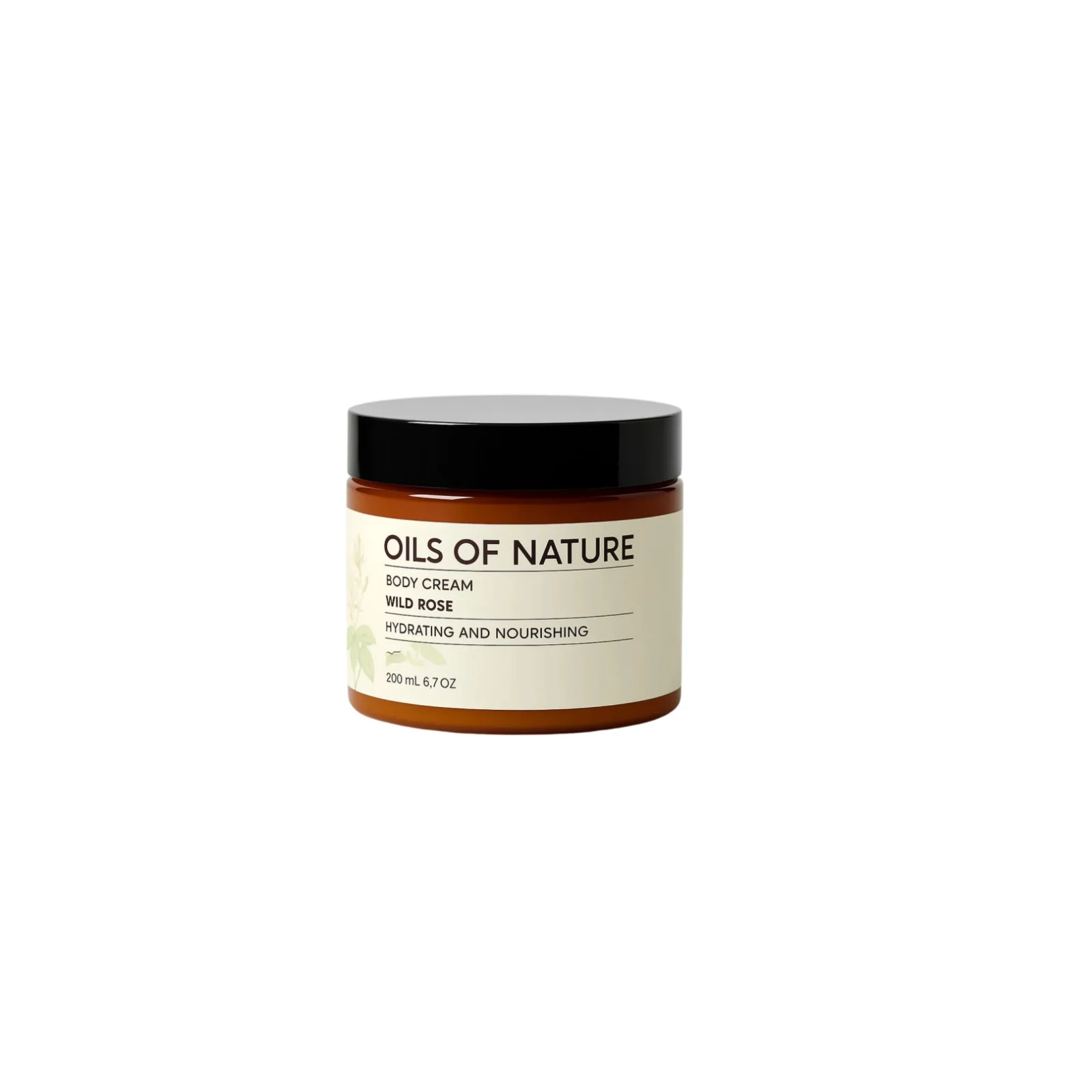 OILS OF NATURE WILD ROSE BODY CREAM 200ML
