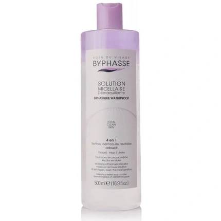 Byphasse Micellar Makeup Remover Solution Biphase Waterproof 500 ml