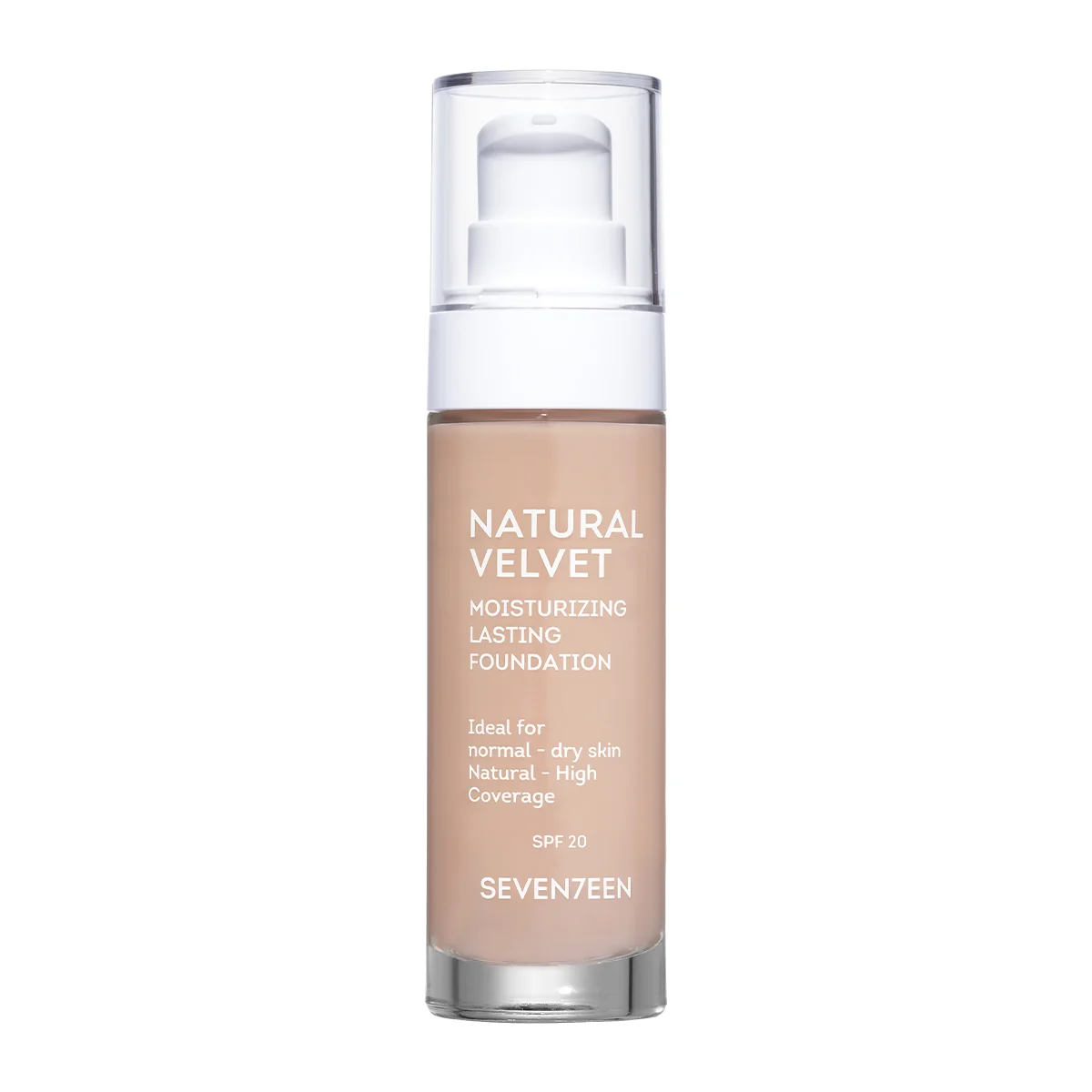 Seventeen Natural Velvet Moisturising Lasting Foundation SPF 20 - No 6