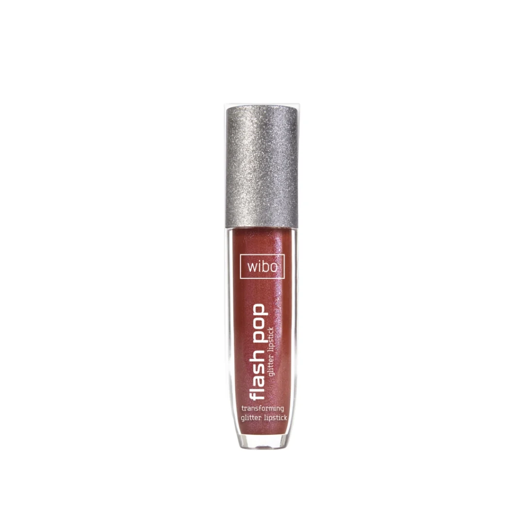Wibo Flash Pop Glitter Magic Lipstick - 02 Cherry Spark
