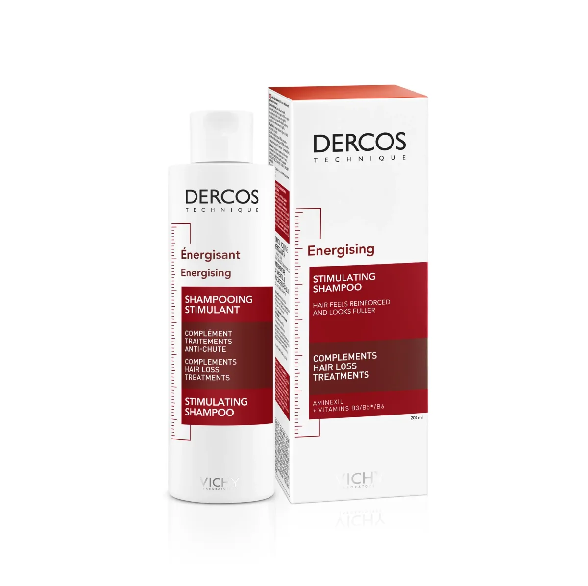 Dercos Energy + Stimulating and Anti Hair Loss Shampoo with Aminexil - 200 ml