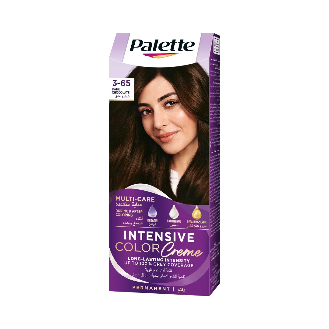 Intensive Hair Color Cream With Liquid Keratin - 3-65 Dark Chocolate