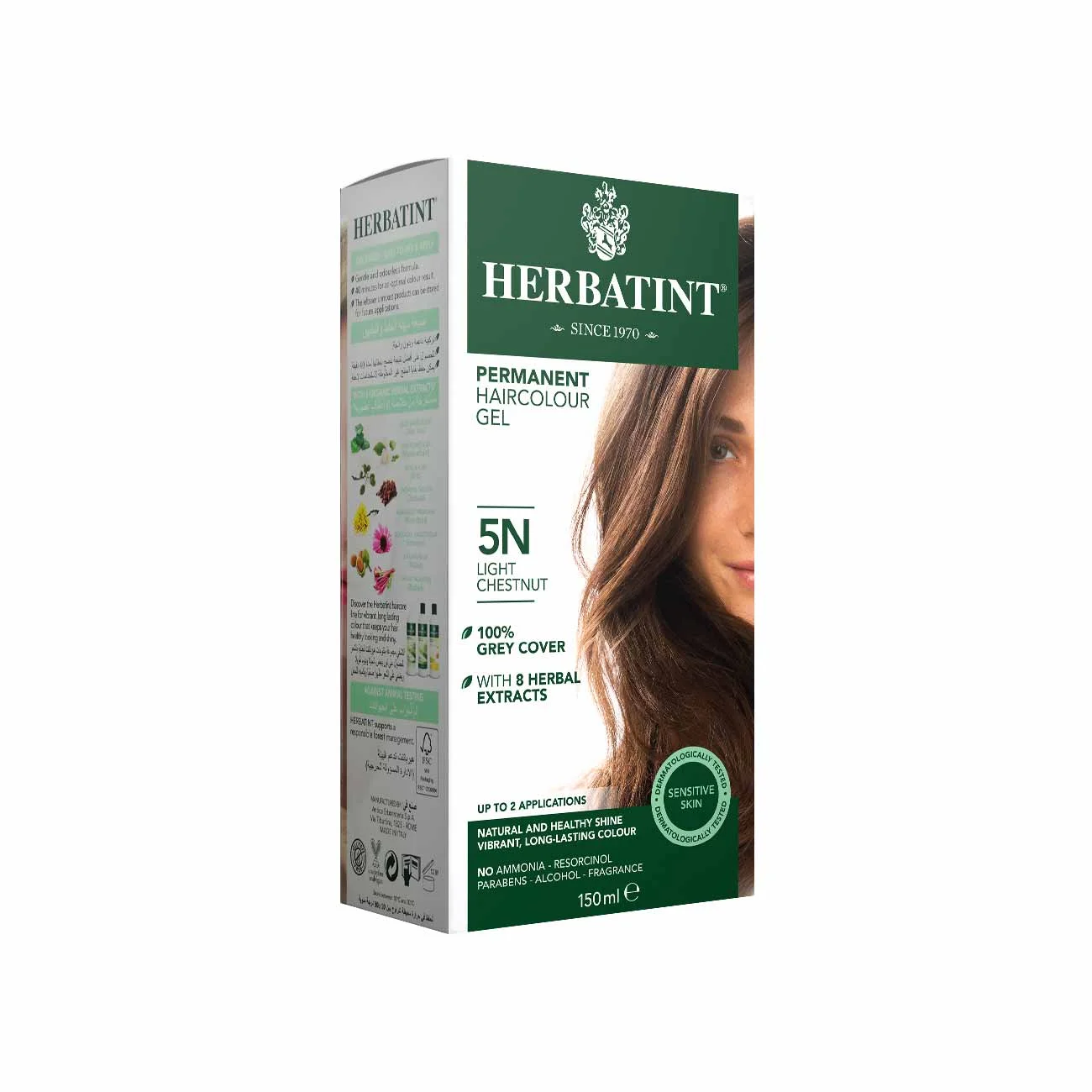 Permanent Hair Colour Gel - Light Ash Blonde 8C 170 ml