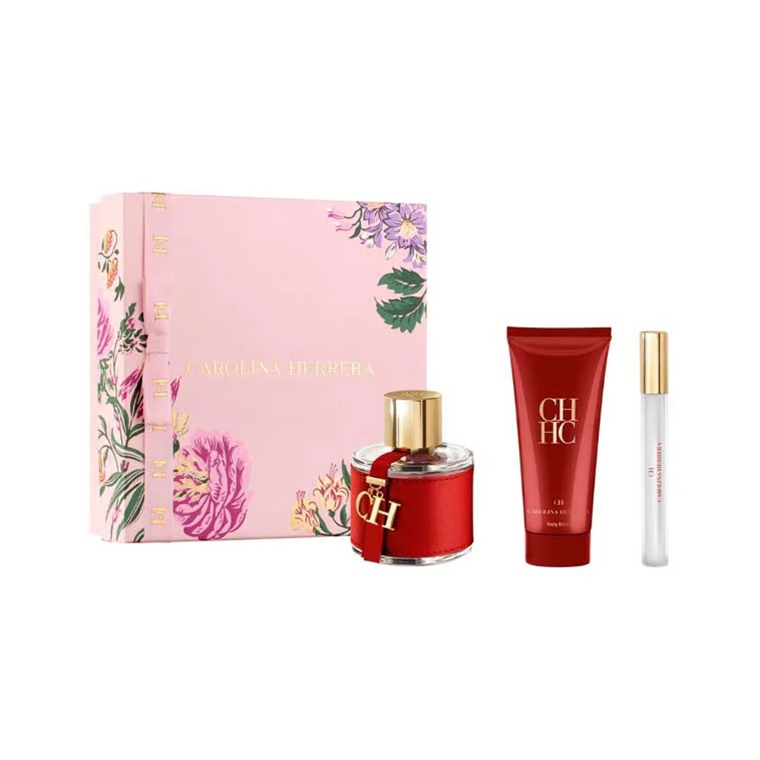 CH CHT WOMEN COFFRET EDT 100ML + BL 100ML + ECH 10ML)