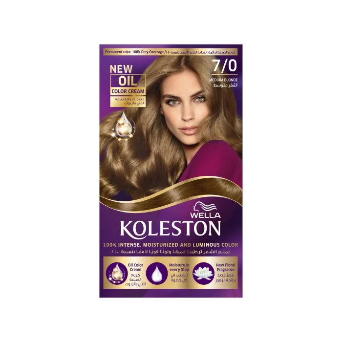Koleston Hair Color Kit - 7-0 Medium Blonde