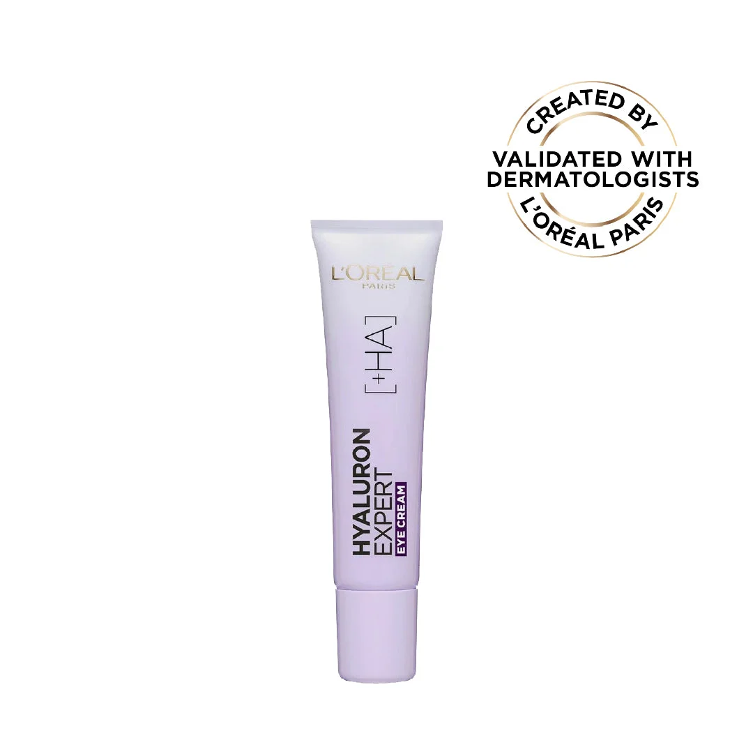 Hyaluron Expert, Replumping and Moisturizing Eye Cream, against Fine Lines, for Eye-Contour Replumping, with Hyaluronic Acid