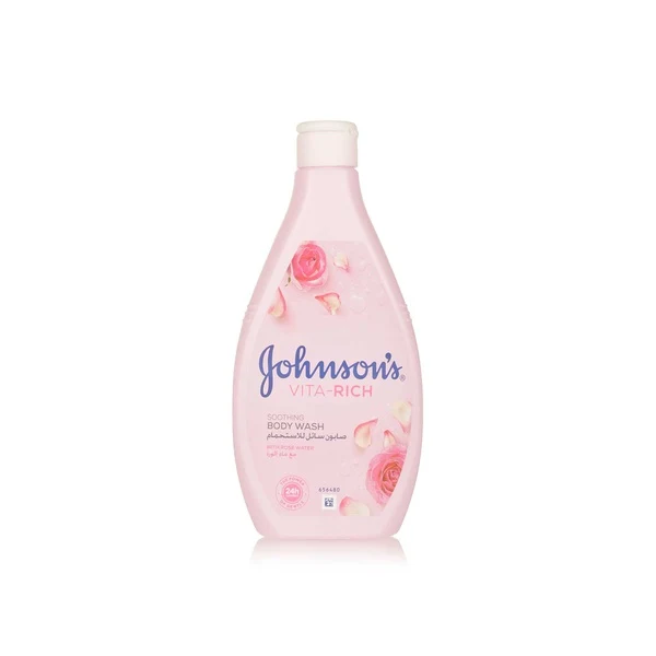 Johnson's Shower Gel Vita-Rich Soothe Rose/Honey 400 ml