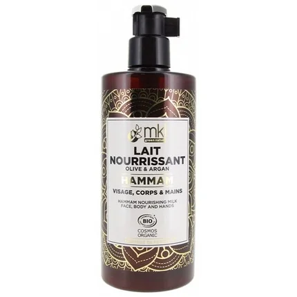 MKL - BC01 - Lait Nourrissant Olive & Argan BIO 400ml HAMMAM