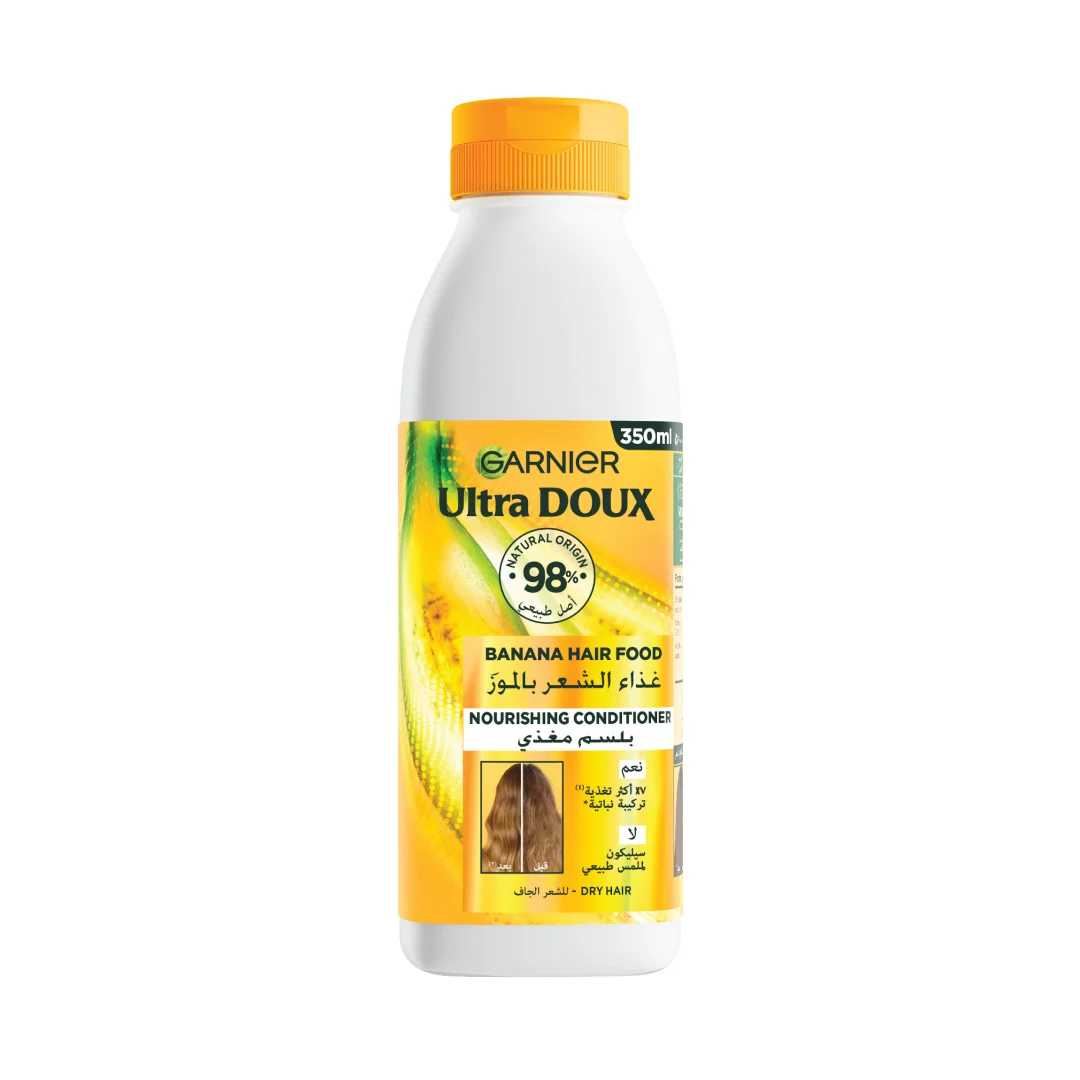 Ultra Doux Vegan Hair Food Banana and Shea Butter Nourishing Conditioner for Dry Hair