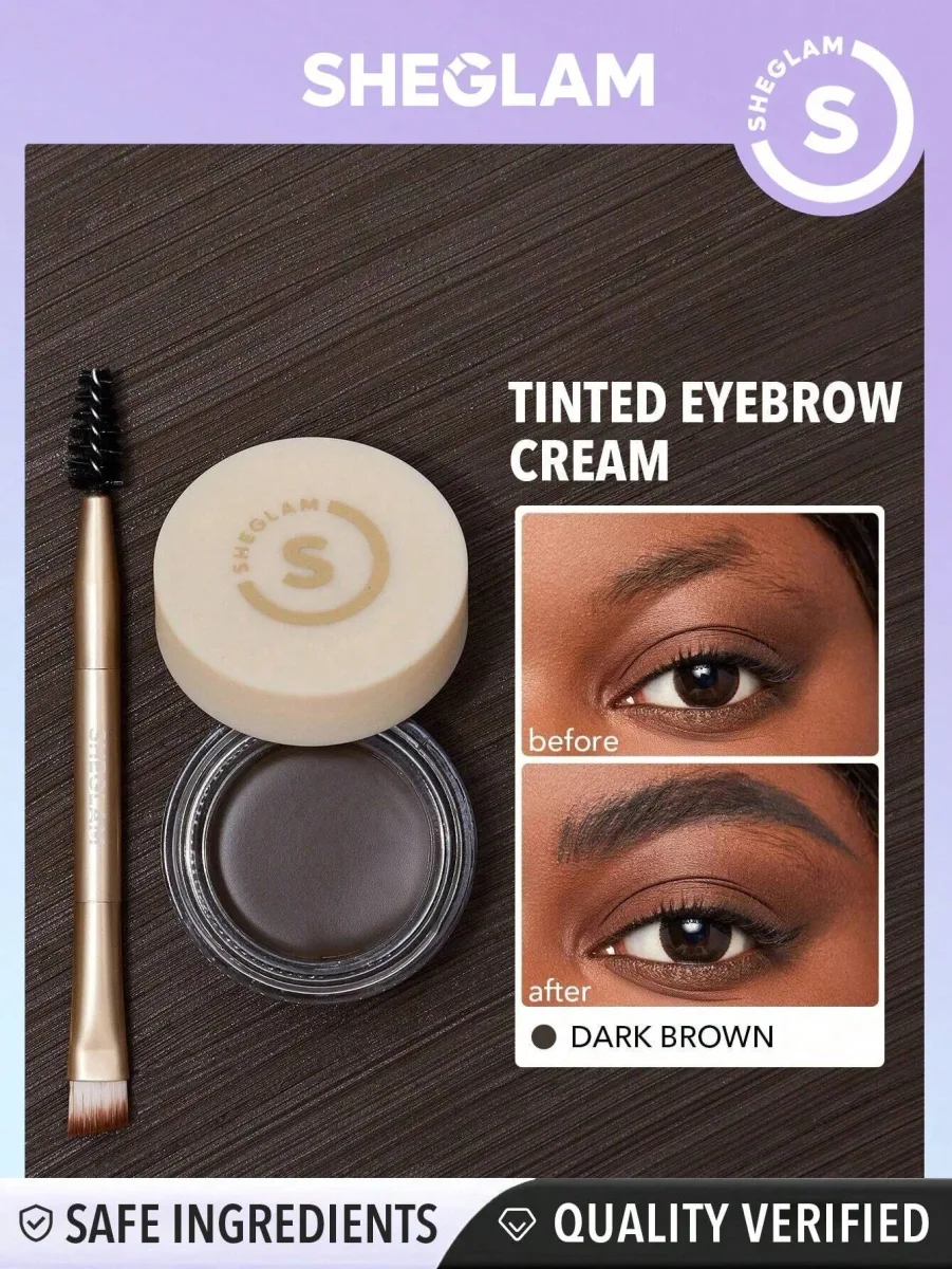 Sheglam Boss Brow Waterproof Pomade - Dark-Brown