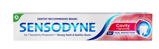 SENSODYNE TP CAVITY +SENSITIVITY DUAL PROTECTION 75ML